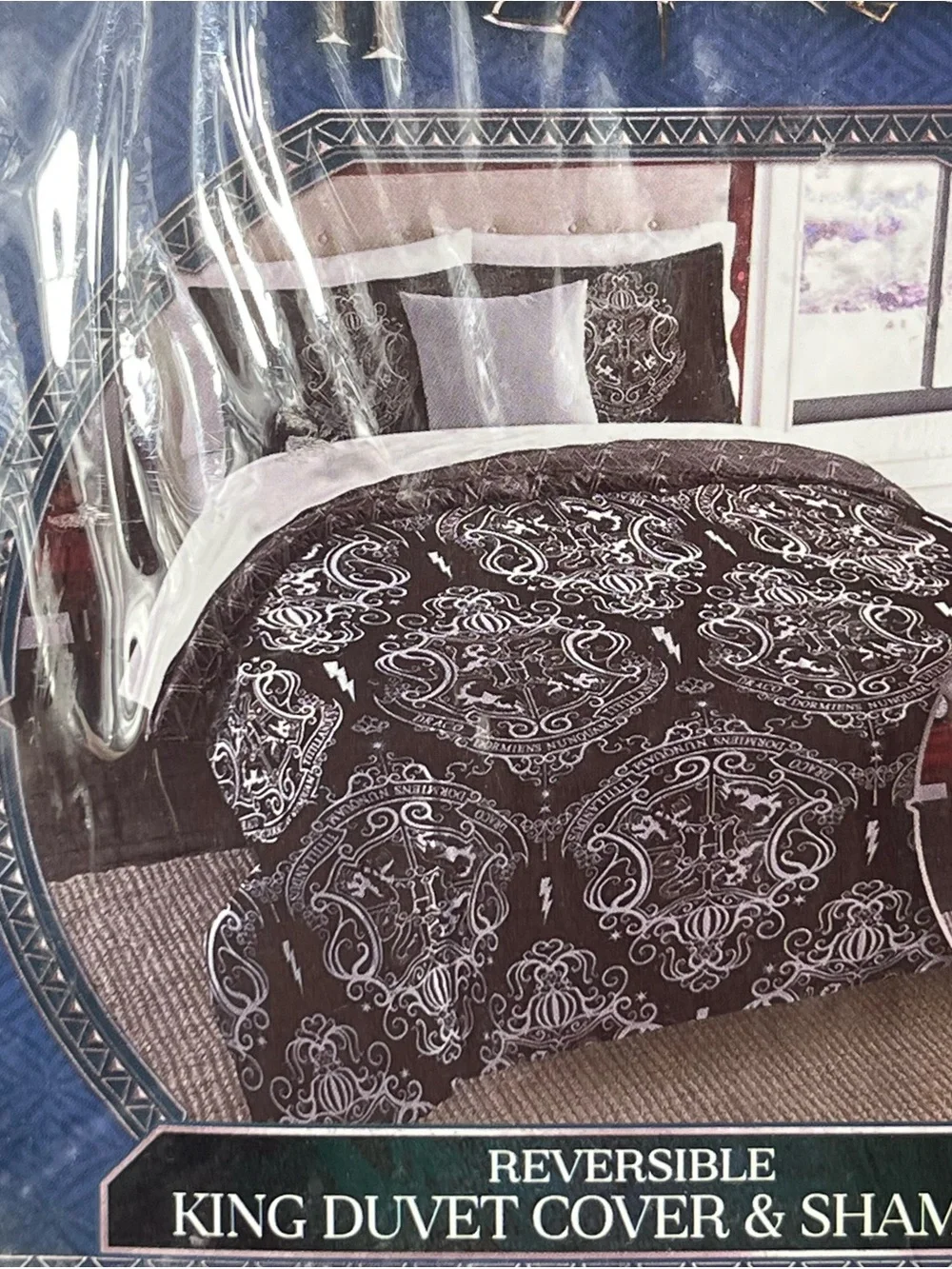 Harry Potter Reversible KING Duvet Cover Sham Set